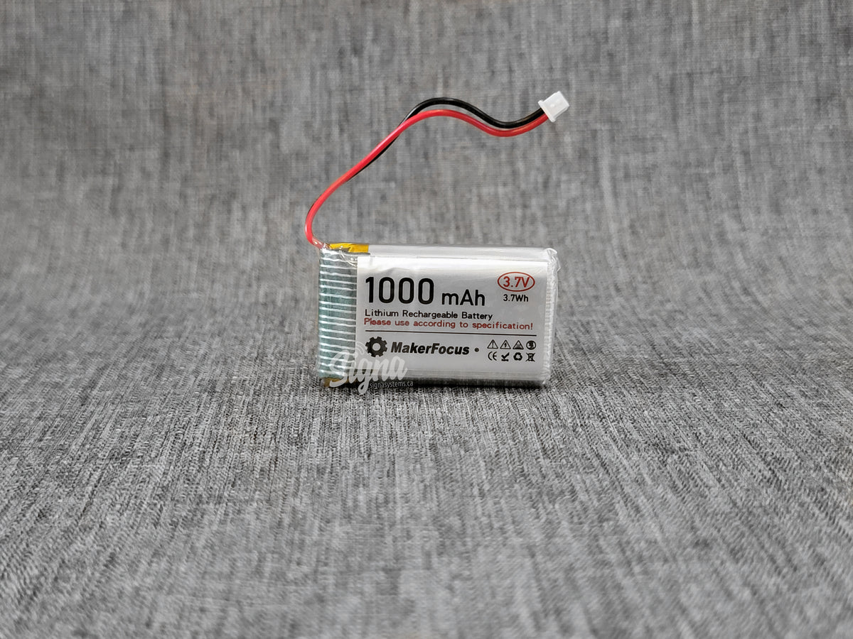 1000mAh Lithium Polymer Battery