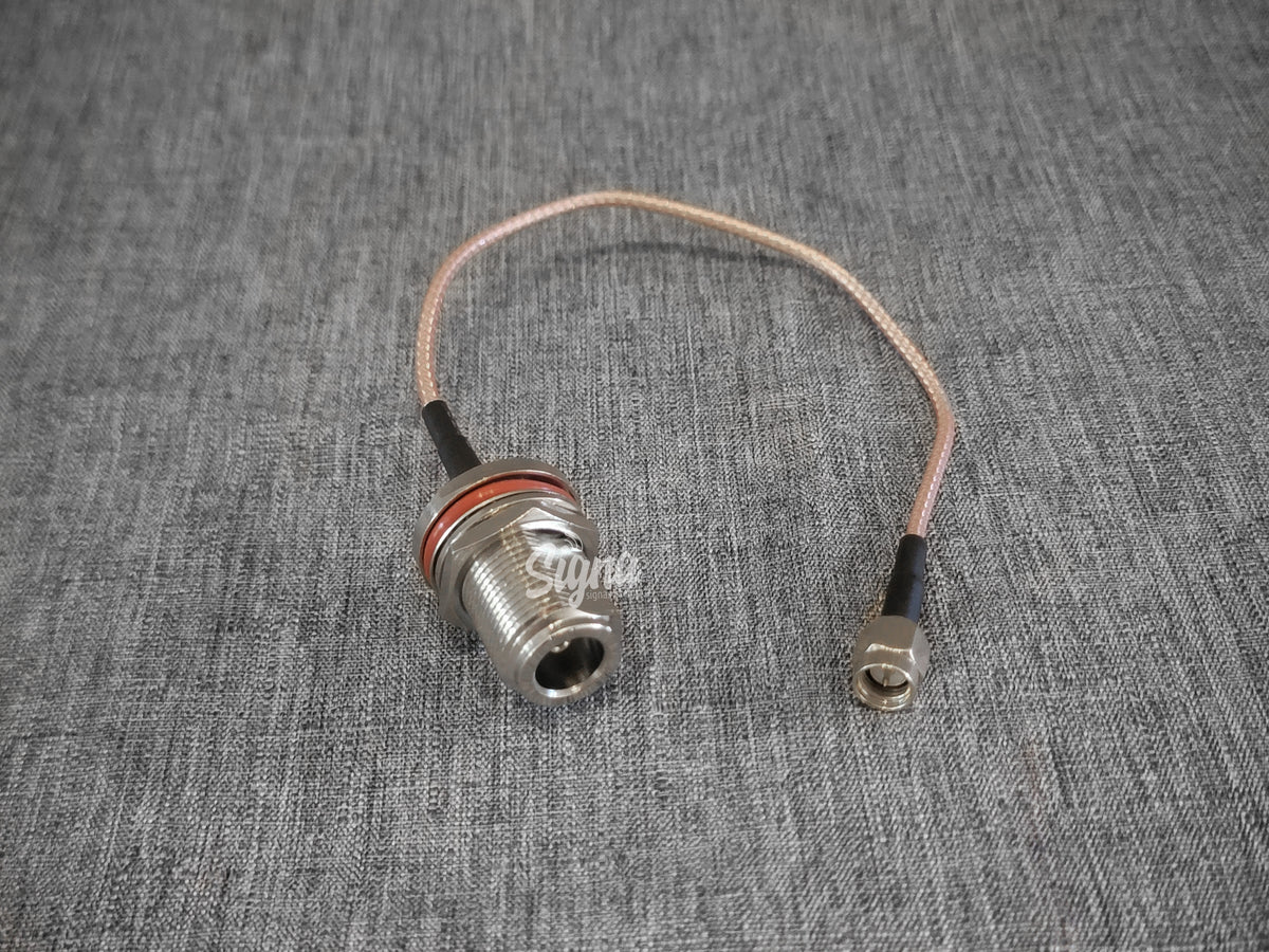 Signa N Female to SMA Male Bulkhead Adapter Cable (RG316)